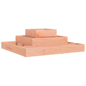 Planter 80x80x27 cm Solid Wood Douglas