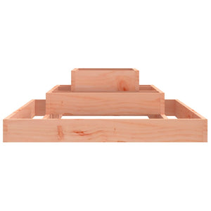 Planter 80x80x27 cm Solid Wood Douglas