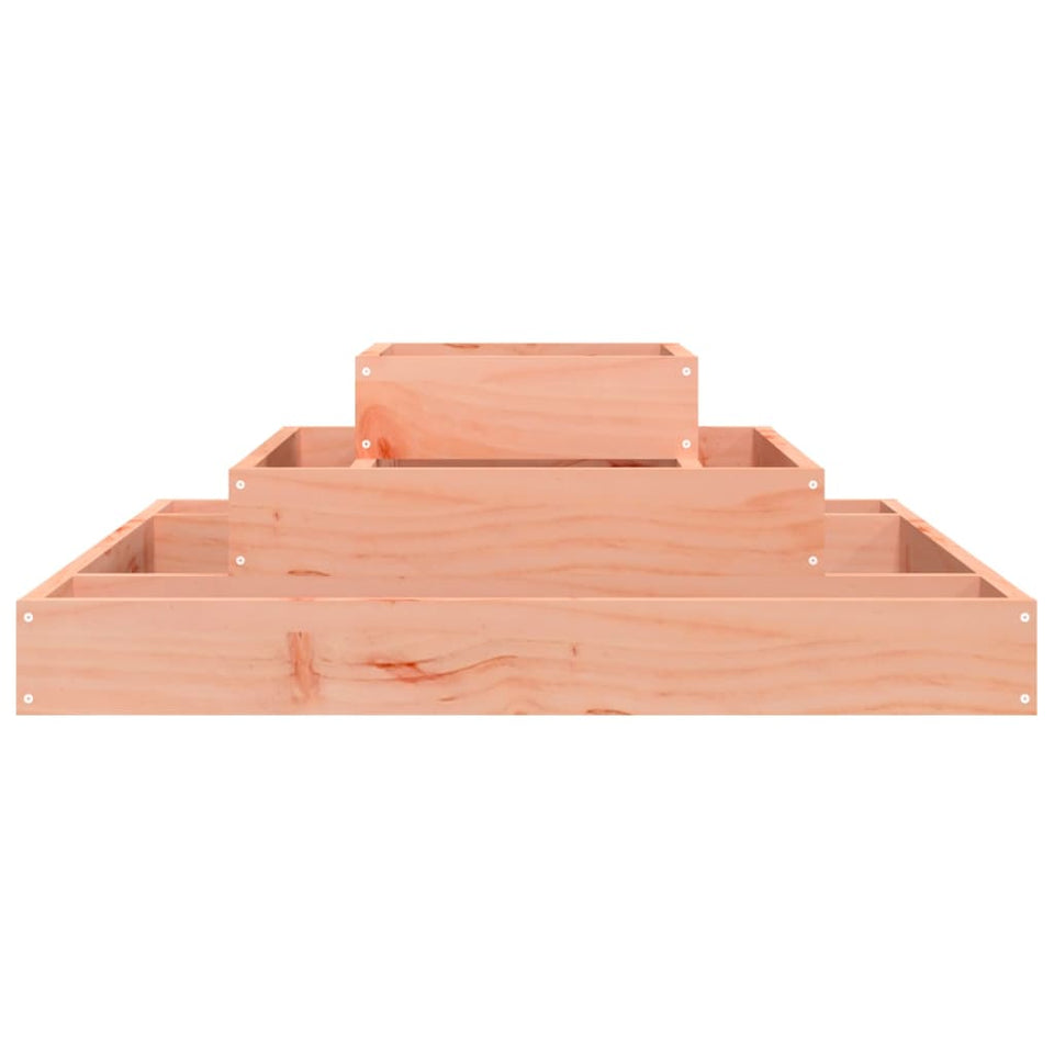 Planter 80x80x27 cm Solid Wood Douglas