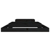 Planter Black 110x110x27 cm Solid Wood Pine