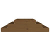 Planter Honey Brown 110x110x27 cm Solid Wood Pine