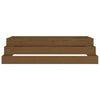 Planter Honey Brown 110x110x27 cm Solid Wood Pine