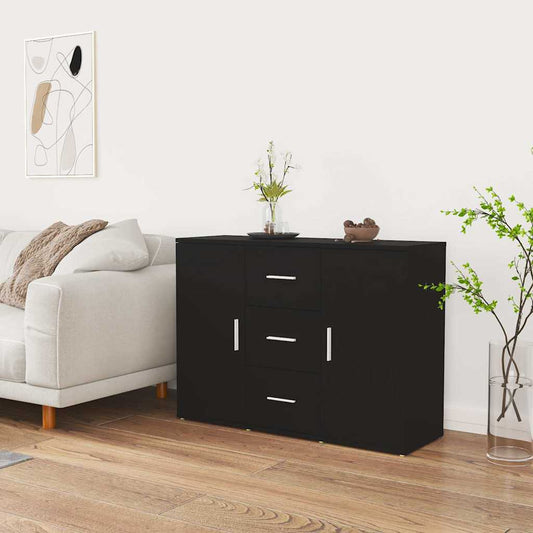 Sideboard | Black | Engineered wood | Medium | Sideboard | Rectangular