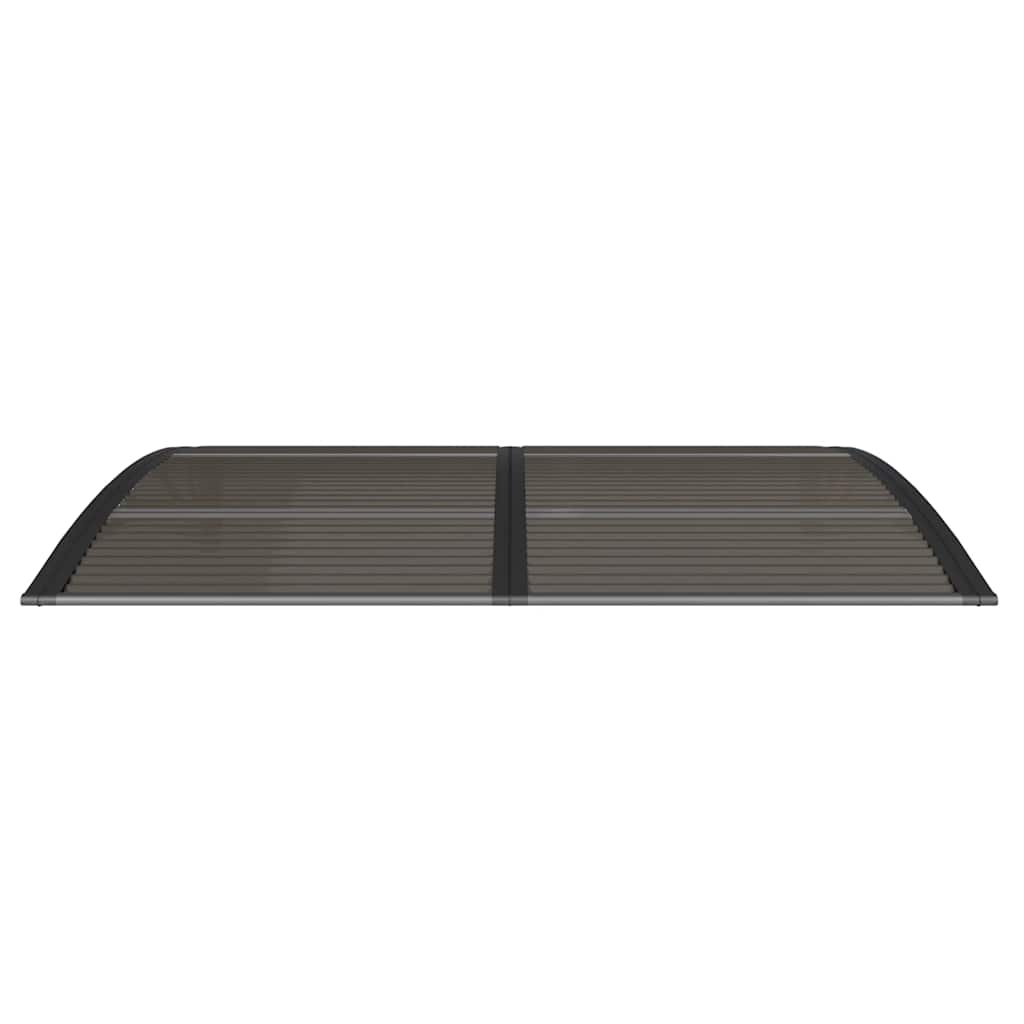 Door Canopy Black 59.1"x39.4" Polycarbonate