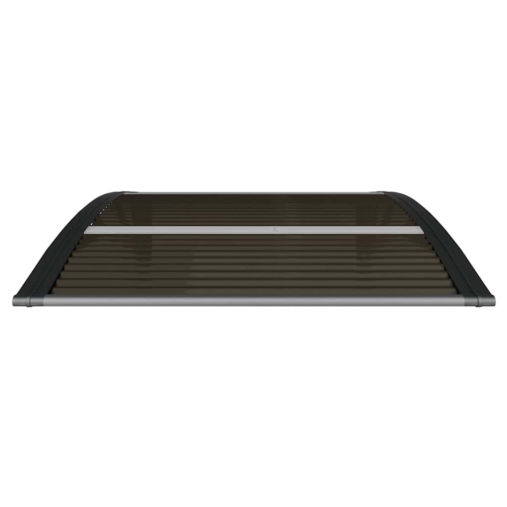 Door Canopy Black 39.4x29.5" Polycarbonate