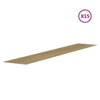 Wall Panels Wood Look Brown PVC 2,06 m²