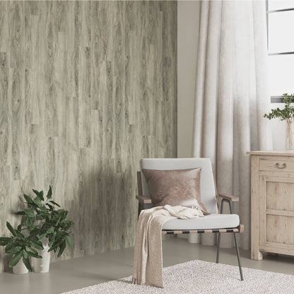 Wall Panels Wood Look Grey PVC 2,06 m²