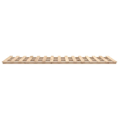 Bed Frame without Mattress 150x200 cm King Size Solid Wood Pine