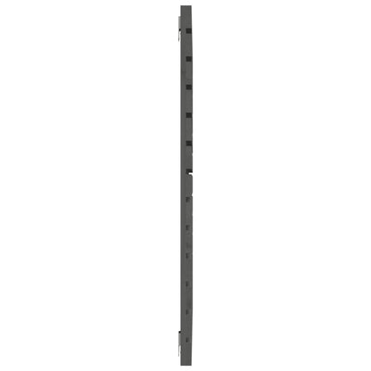 Wall Headboard Grey 106x3x91.5 cm Solid Wood Pine