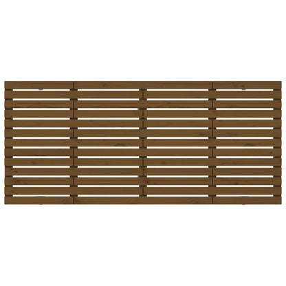 Wall Headboard Honey Brown 206x3x91.5 cm Solid Wood Pine