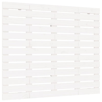 Wall Headboard White 96x3x91.5 cm Solid Wood Pine