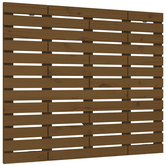 Wall Headboard Honey Brown 96x3x91.5 cm Solid Wood Pine