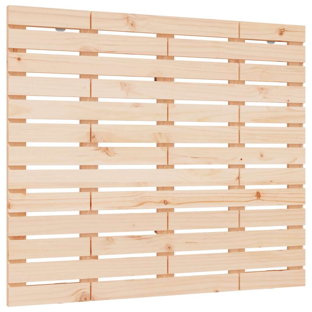 Wall Headboard 126x3x91.5 cm Solid Wood Pine