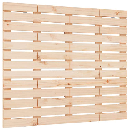 Wall Headboard 126x3x91.5 cm Solid Wood Pine