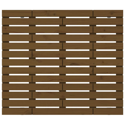 Wall Headboard Honey Brown 126x3x91.5 cm Solid Wood Pine