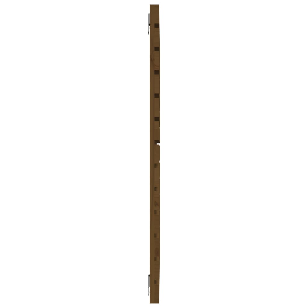 Wall Headboard Honey Brown 126x3x91.5 cm Solid Wood Pine