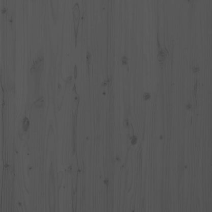 Wall Headboard Grey 156x3x91.5 cm Solid Wood Pine