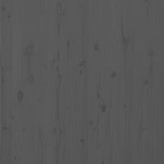Wall Headboard Grey 156x3x91.5 cm Solid Wood Pine