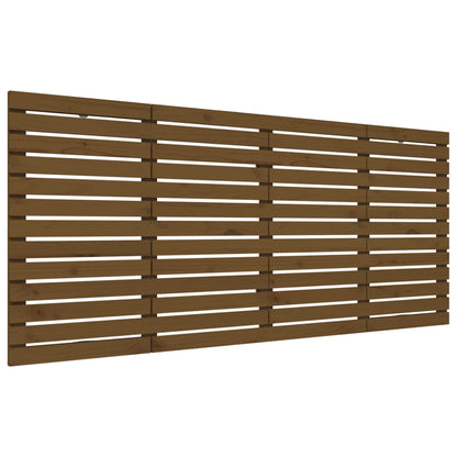 Wall Headboard Honey Brown 156x3x91.5 cm Solid Wood Pine