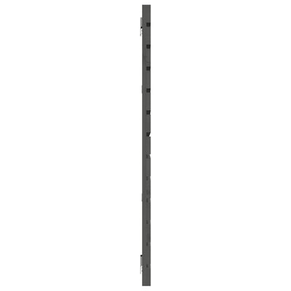 Wall Headboard Grey 166x3x91.5 cm Solid Wood Pine