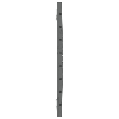 Wall Headboard Grey 106x3x63 cm Solid Wood Pine