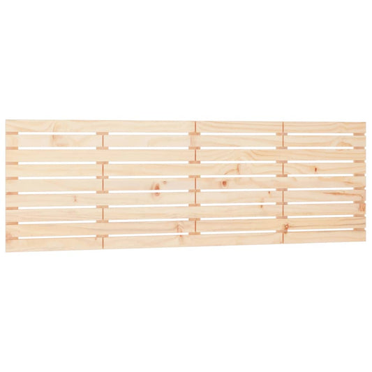 Wall Headboard 206x3x63 cm Solid Wood Pine