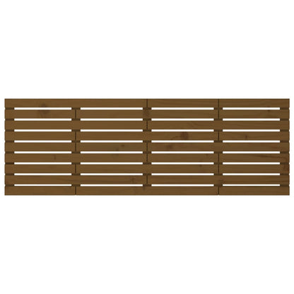 Wall Headboard Honey Brown 206x3x63 cm Solid Wood Pine