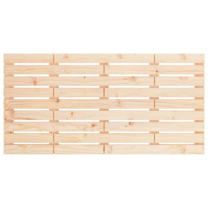 Wall Headboard 146x3x63 cm Solid Wood Pine