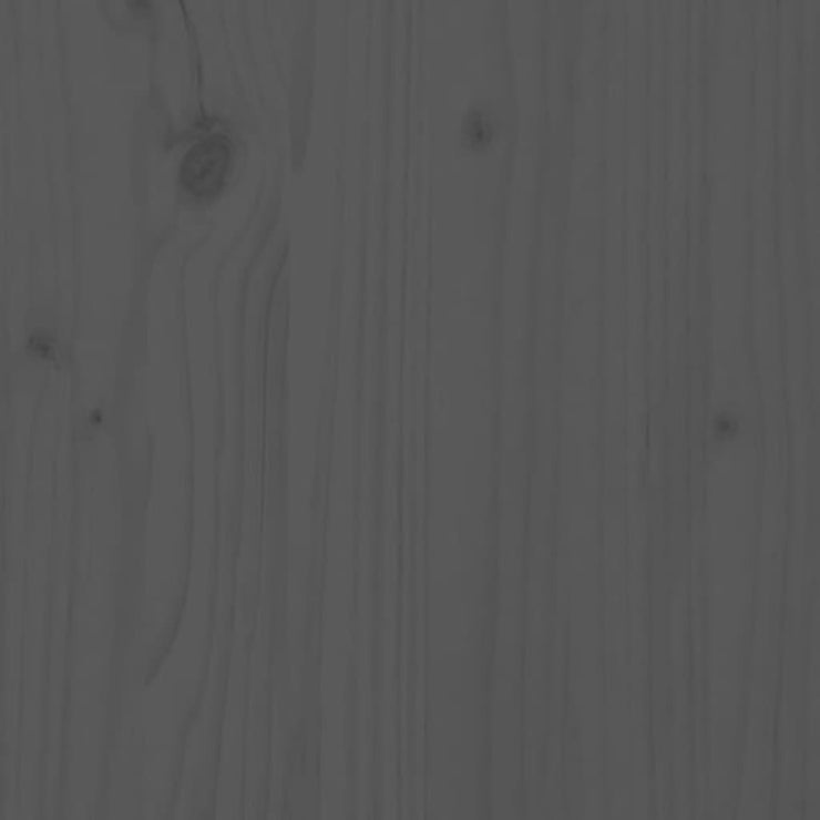 Wall Headboard Grey 146x3x63 cm Solid Wood Pine
