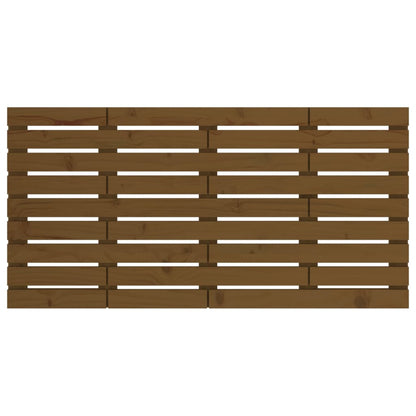 Wall Headboard Honey Brown 146x3x63 cm Solid Wood Pine