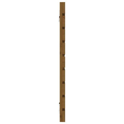 Wall Headboard Honey Brown 146x3x63 cm Solid Wood Pine