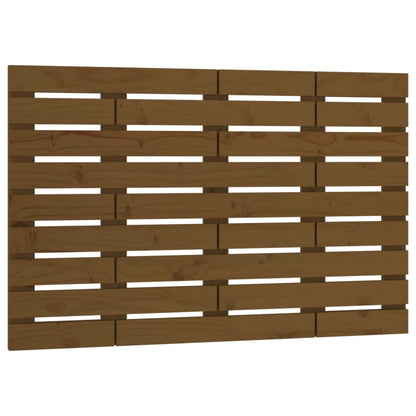 Wall Headboard Honey Brown 81x3x63 cm Solid Wood Pine