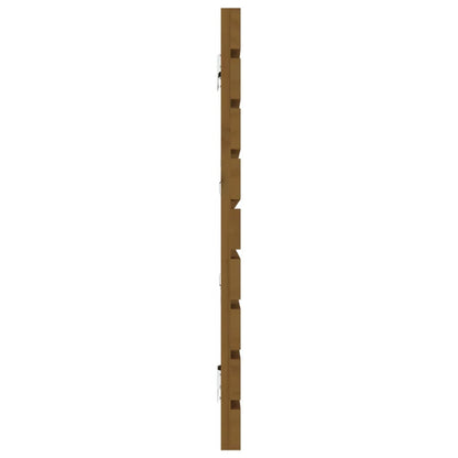 Wall Headboard Honey Brown 166x3x63 cm Solid Wood Pine
