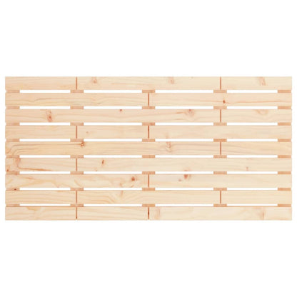 Wall Headboard 141x3x63 cm Solid Wood Pine