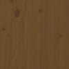 Wall-mounted Bedside Shelves 2 pcs Honey Brown Solid Wood Pine