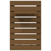 Wall-mounted Bedside Shelves 2 pcs Honey Brown Solid Wood Pine