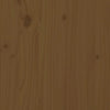 Wall-mounted Bedside Shelves 2 pcs Honey Brown Solid Wood Pine