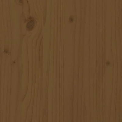 Wall-mounted Bedside Shelves 2 pcs Honey Brown Solid Wood Pine