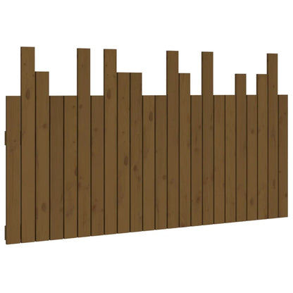 Wall Headboard Honey Brown 146.5x3x80 cm Solid Wood Pine