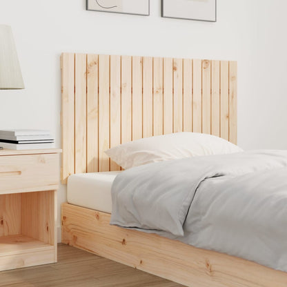 Wall Headboard 108x3x60 cm Solid Wood Pine
