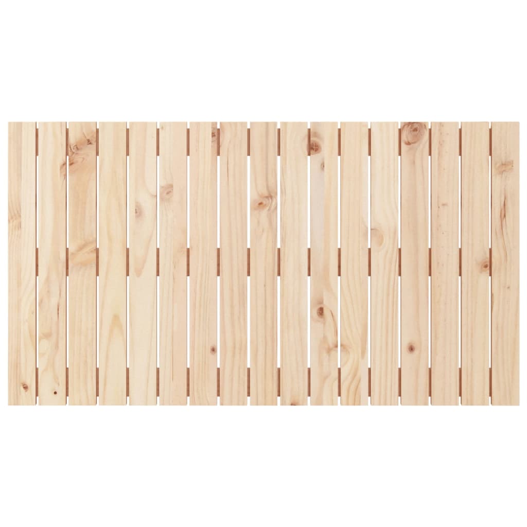 Wall Headboard 108x3x60 cm Solid Wood Pine