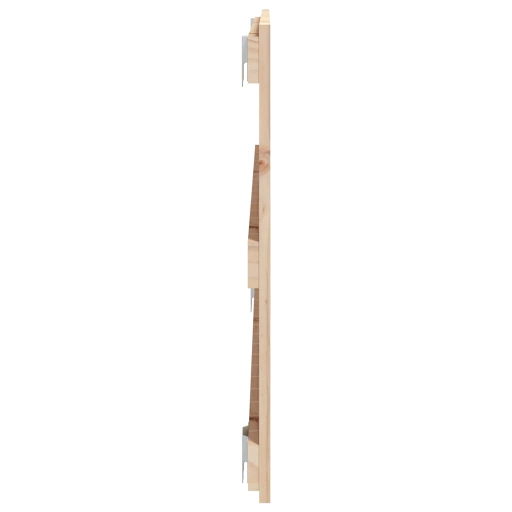 Wall Headboard 108x3x60 cm Solid Wood Pine