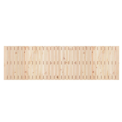 Wall Headboard 204x3x60 cm Solid Wood Pine