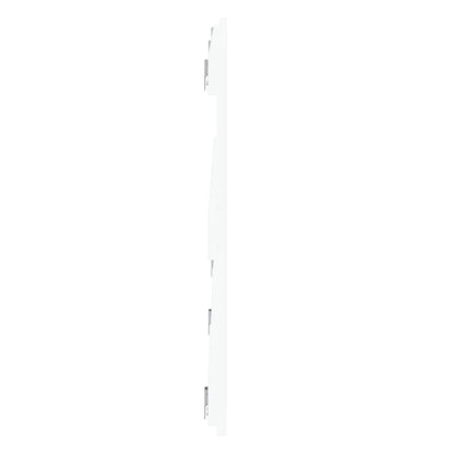 Wall Headboard White 204x3x60 cm Solid Wood Pine