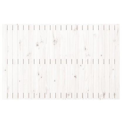 Wall Headboard White 140x3x90 cm Solid Wood Pine