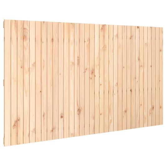 Wall Headboard 204x3x110 cm Solid Wood Pine