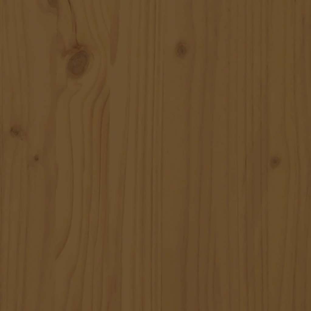 Wall Headboard Honey Brown 204x3x110 cm Solid Wood Pine
