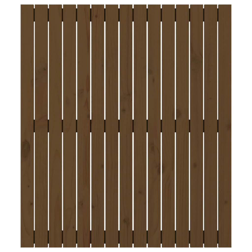 Wall Headboard Honey Brown 95.5x3x110 cm Solid Wood Pine