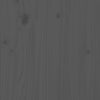 Wall Headboard Grey 127.5x3x110 cm Solid Wood Pine