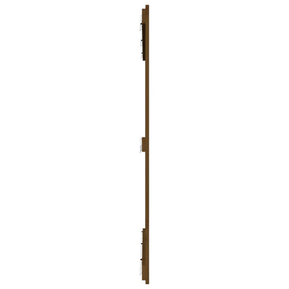 Wall Headboard Honey Brown 127.5x3x110 cm Solid Wood Pine